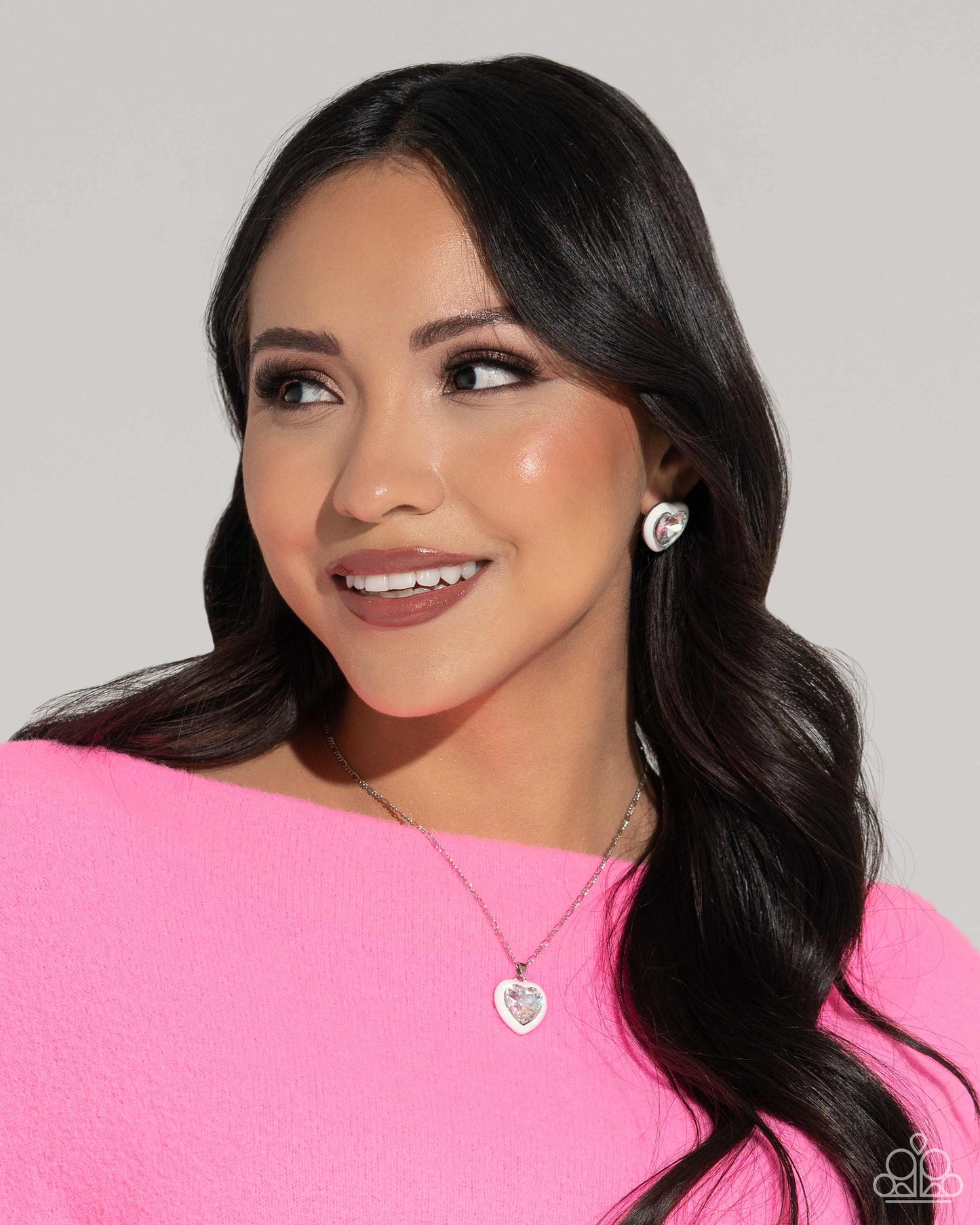 Heartfelt Hope - White Necklace - Paparazzi - Dare2bdazzlin N Jewelry