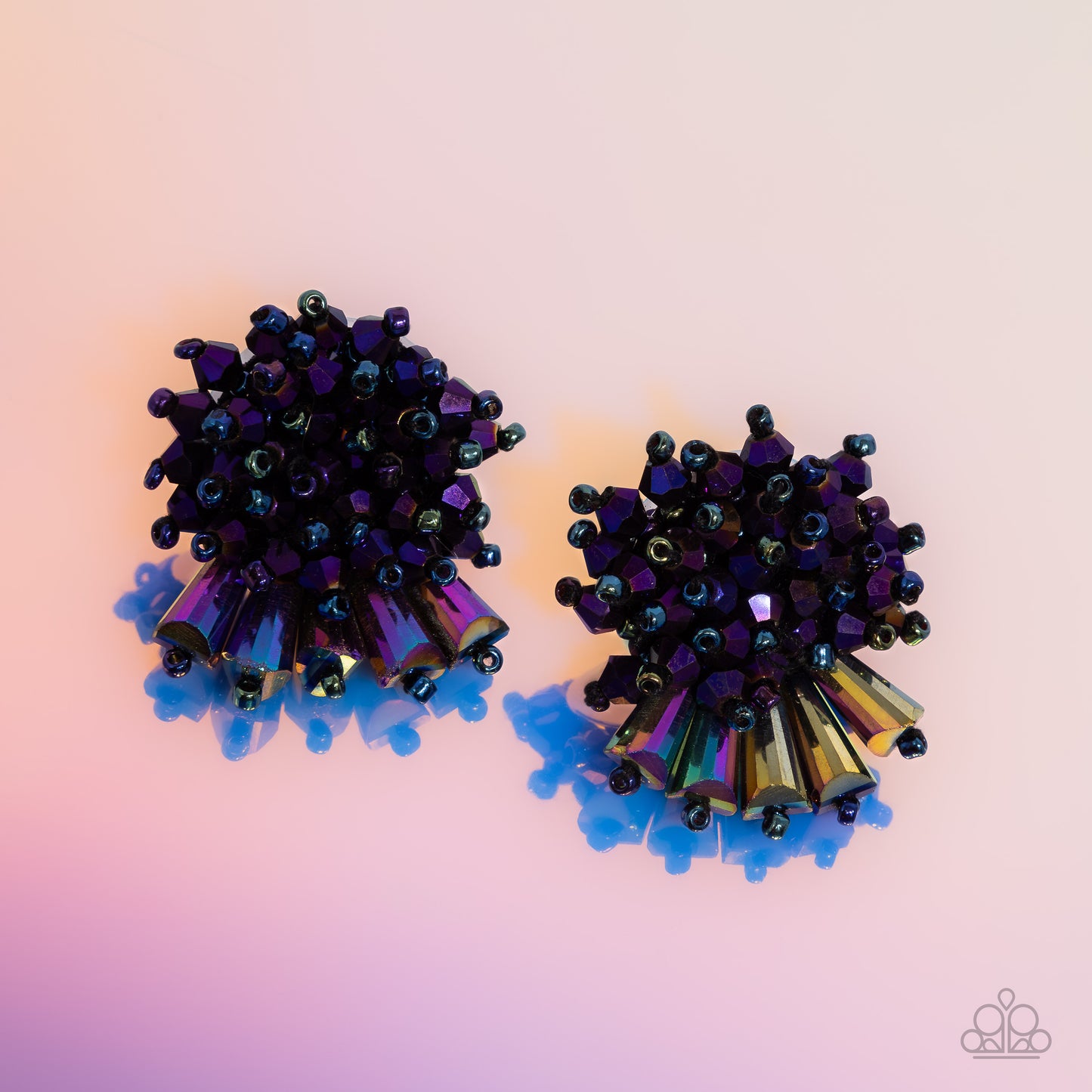 Streamlined Sass - Purple Post Earring - Paparazzi - Dare2bdazzlin N Jewelry