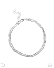 Load image into Gallery viewer, Dainty Declaration - White Anklet - Paparazzi - Dare2bdazzlin N Jewelry

