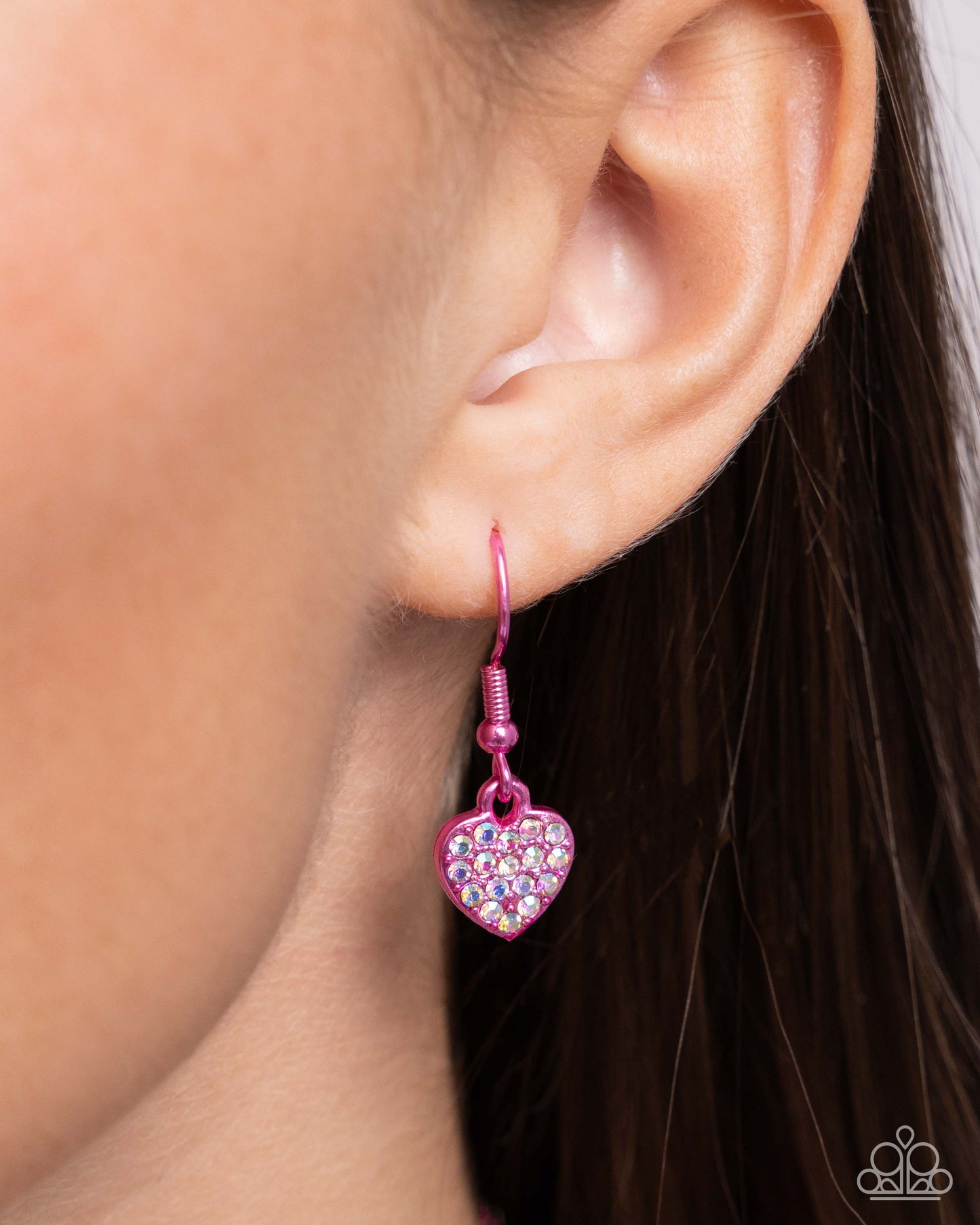 Homecoming Hearts - Pink Necklace - Paparazzi - Dare2bdazzlin N Jewelry