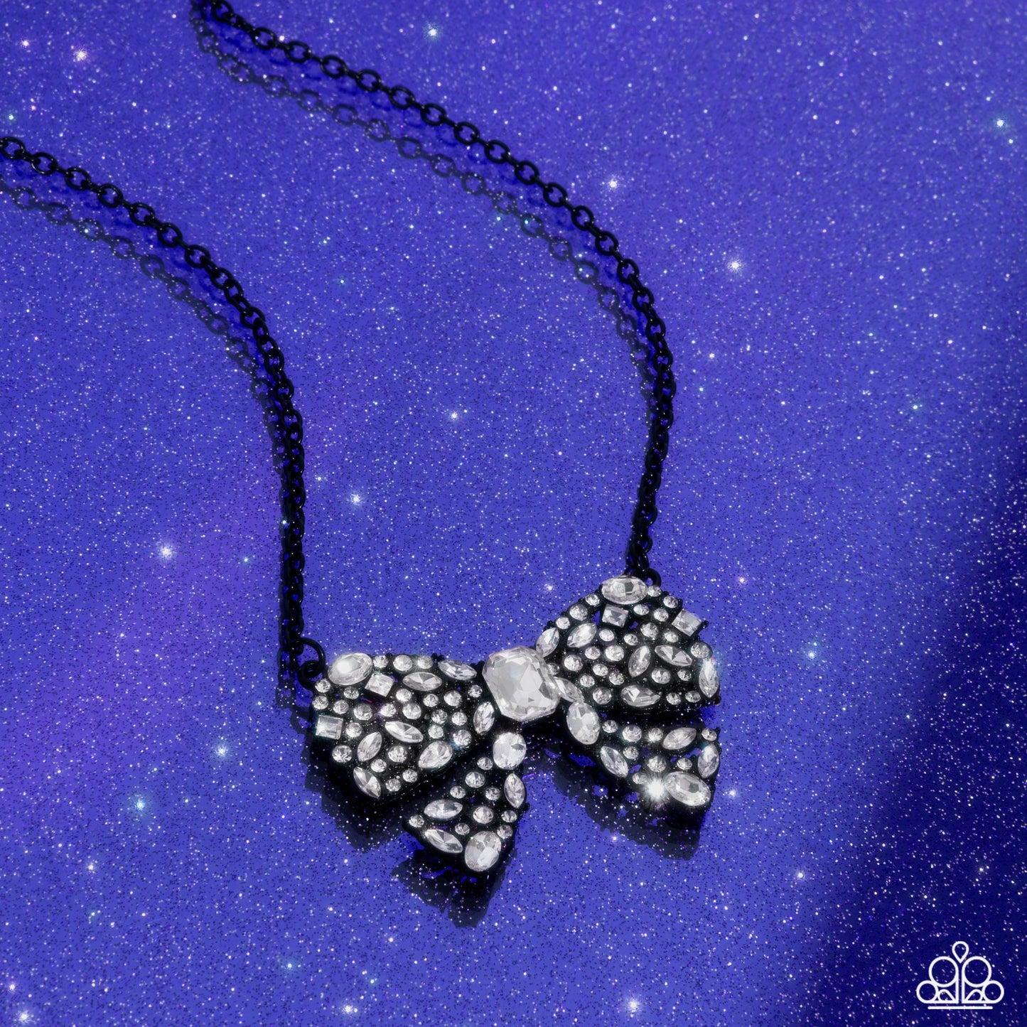 Bewitching Bow - Black Necklace - Paparazzi - Dare2bdazzlin N Jewelry
