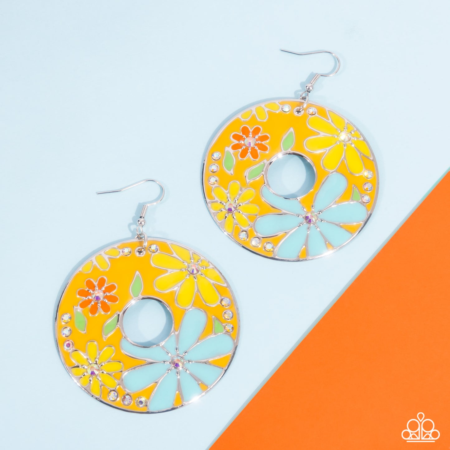 Embroidered Elegance - Yellow Earring - Paparazzi - Dare2bdazzlin N Jewelry