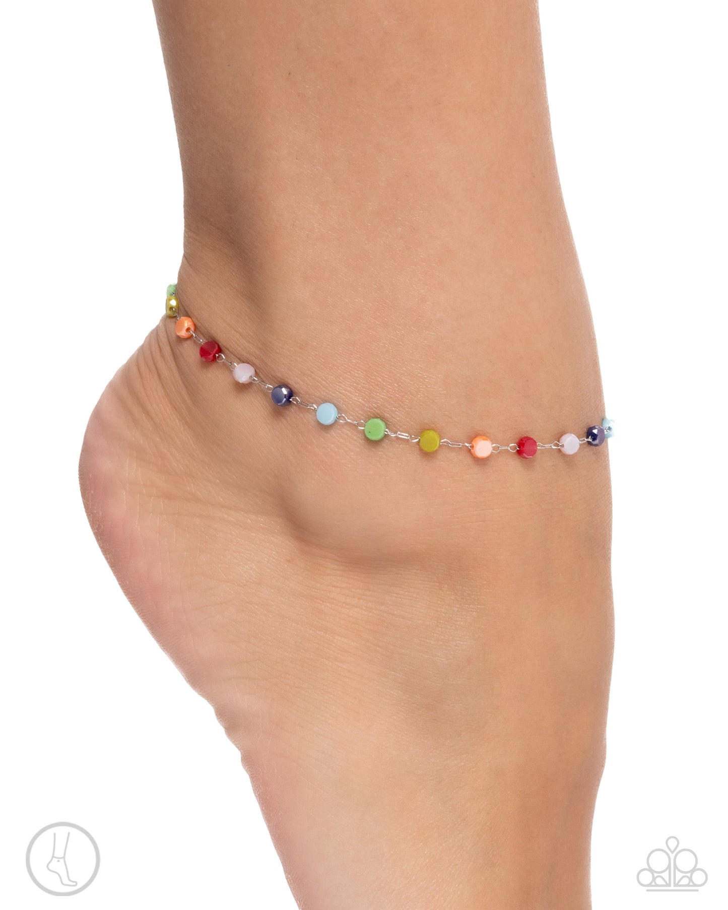 Colorful Candy - Multi Anklet - Paparazzi - Dare2bdazzlin N Jewelry