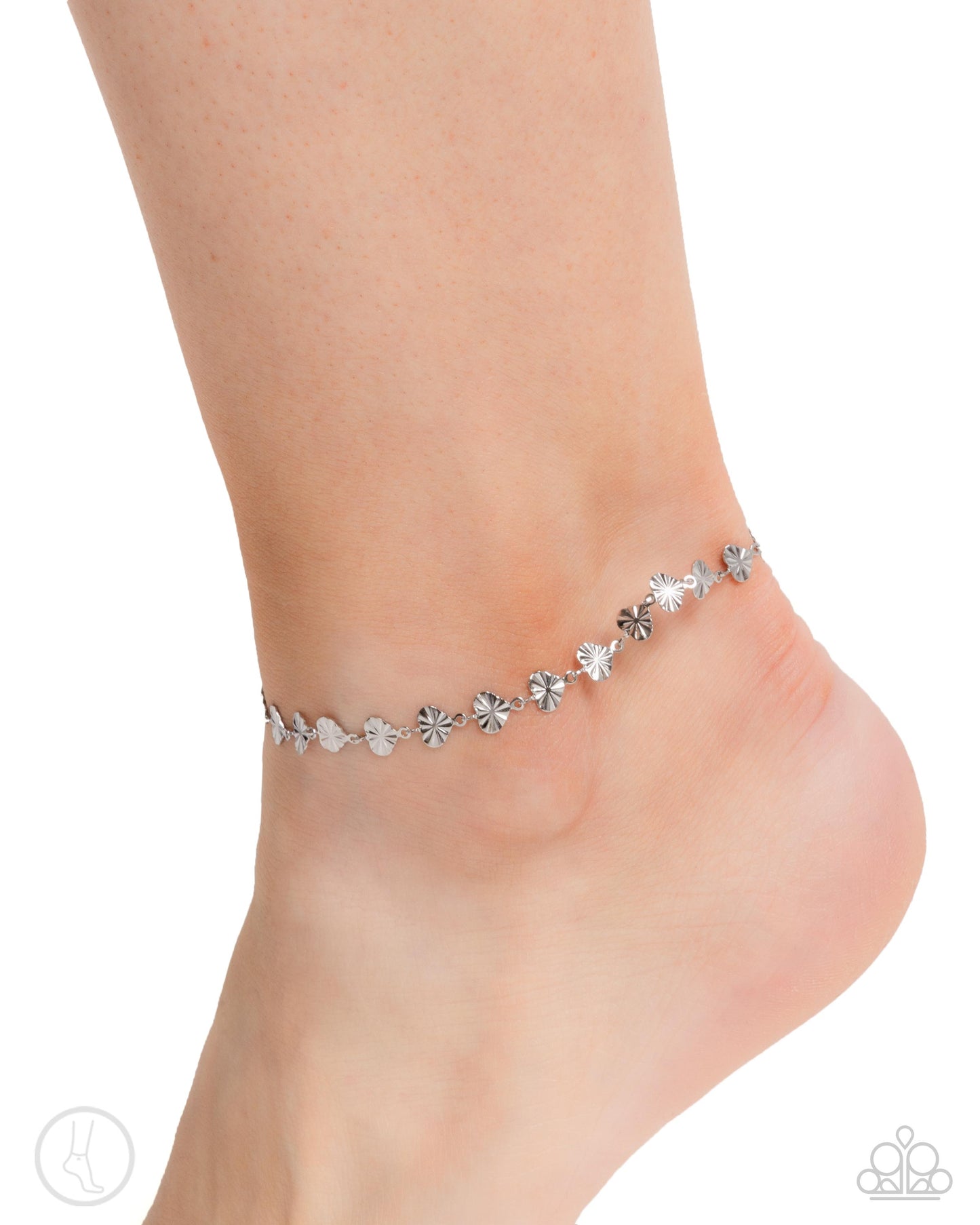 Fine Fortune - Silver Anklet - Paparazzi - Dare2bdazzlin N Jewelry