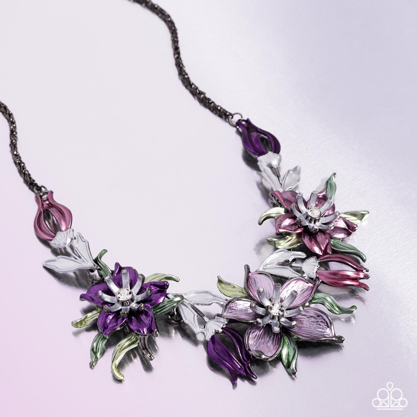 Floral Protocol - Multi Necklace - Paparazzi - Dare2bdazzlin N Jewelry