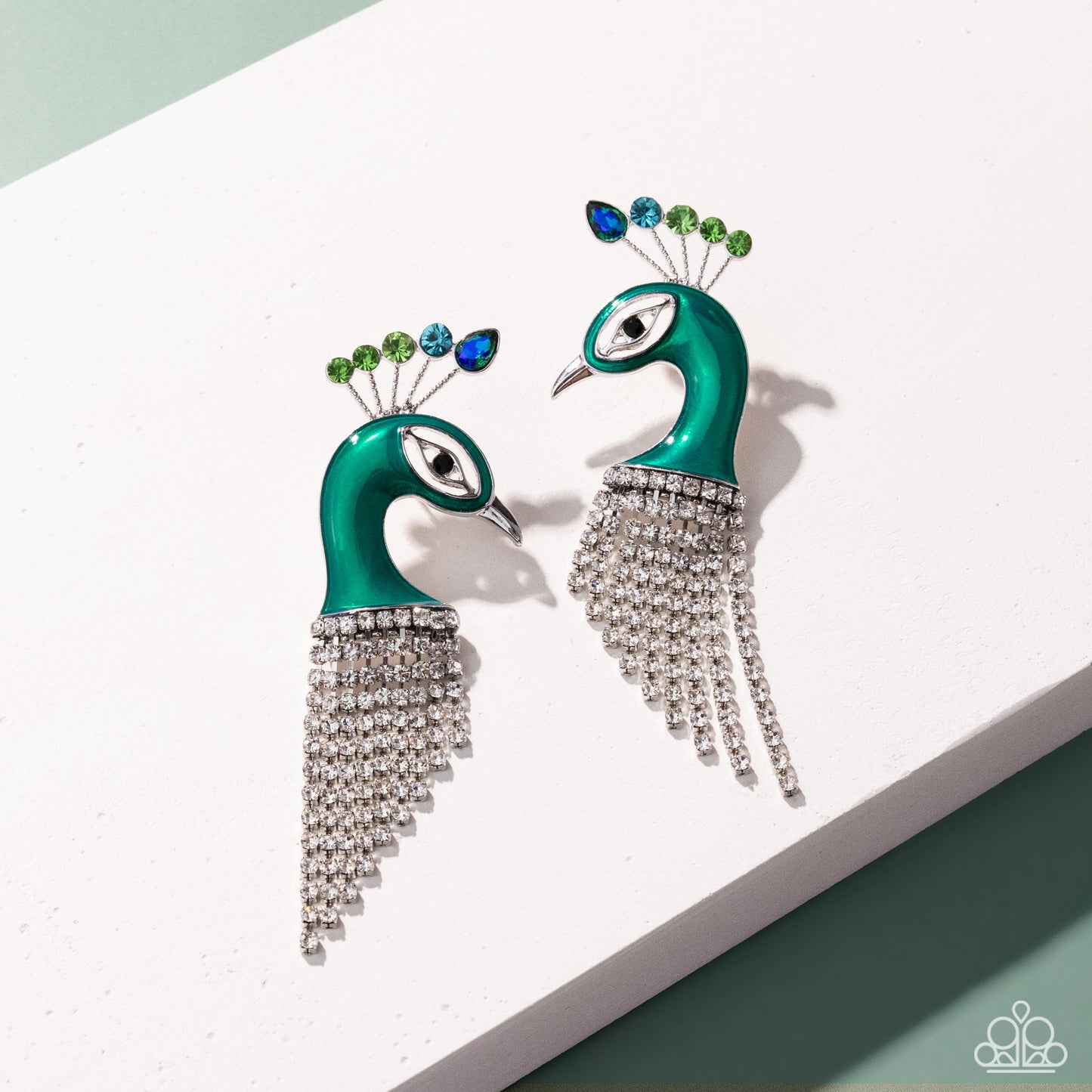 Pampered Peacock - Multi Post Earring - Paparazzi - Dare2bdazzlin N Jewelry
