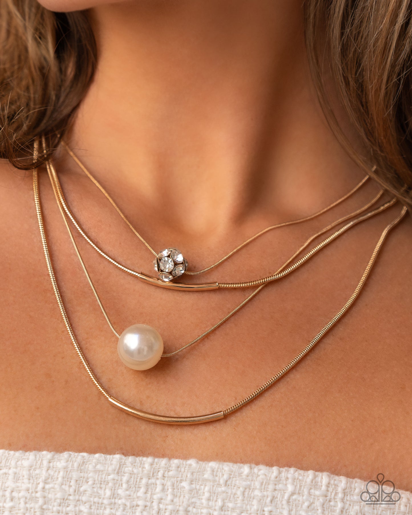 Phenomenal Pearls - Gold Necklace - Paparazzi - Dare2bdazzlin N Jewelry