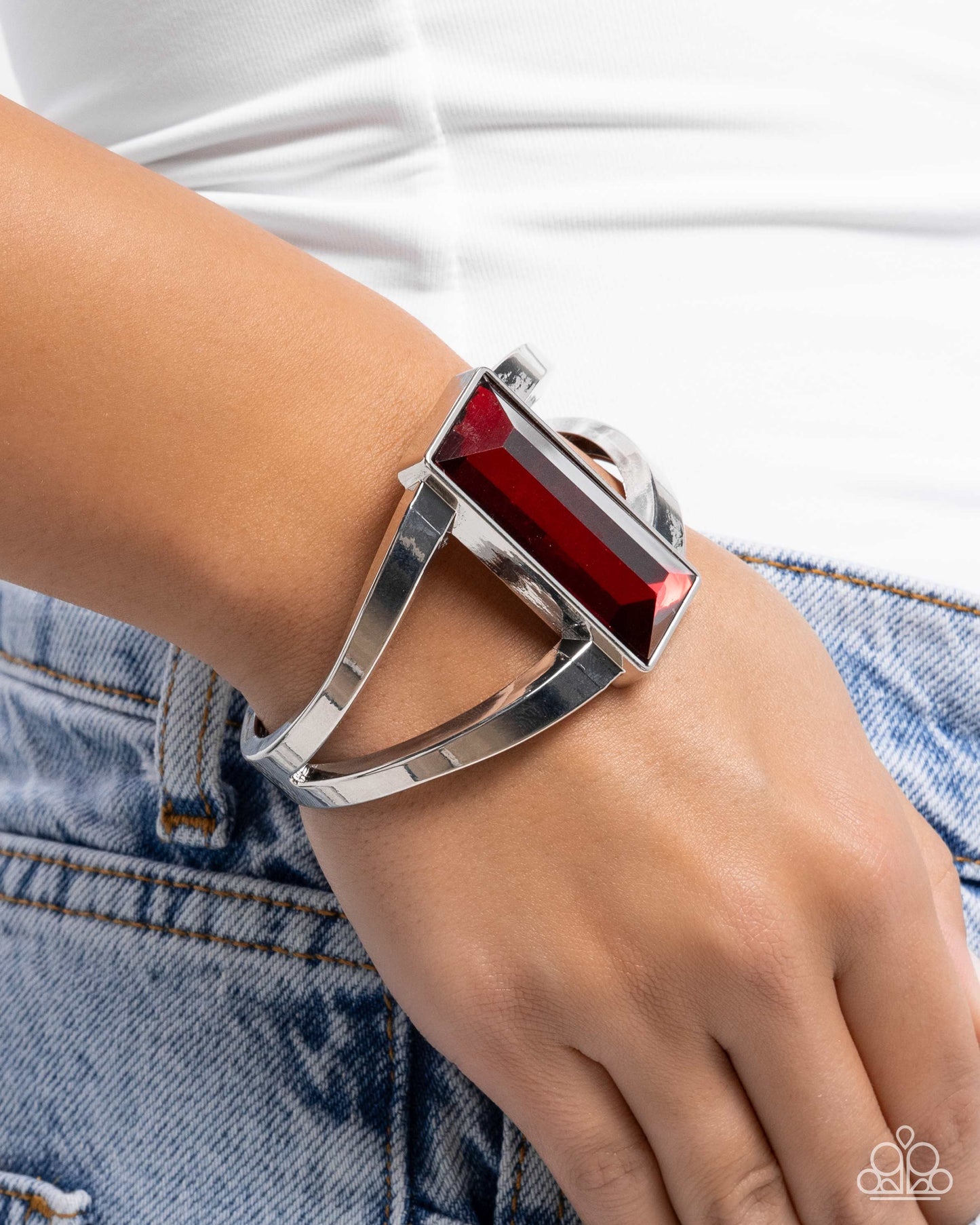 Pick-Me-Up Pizzazz - Red Bracelet - Paparazzi - Dare2bdazzlin N Jewelry
