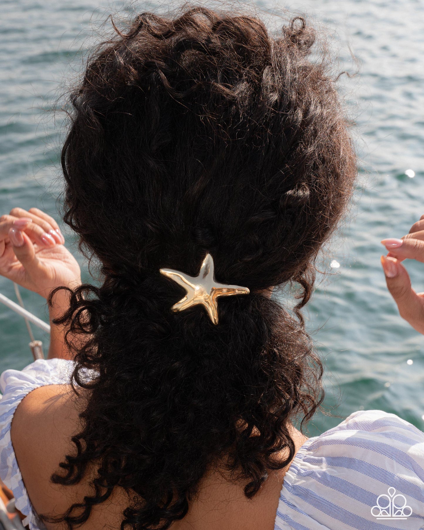 Sleek Starfish - Gold Hair Tie - Paparazzi - Dare2bdazzlin N Jewelry