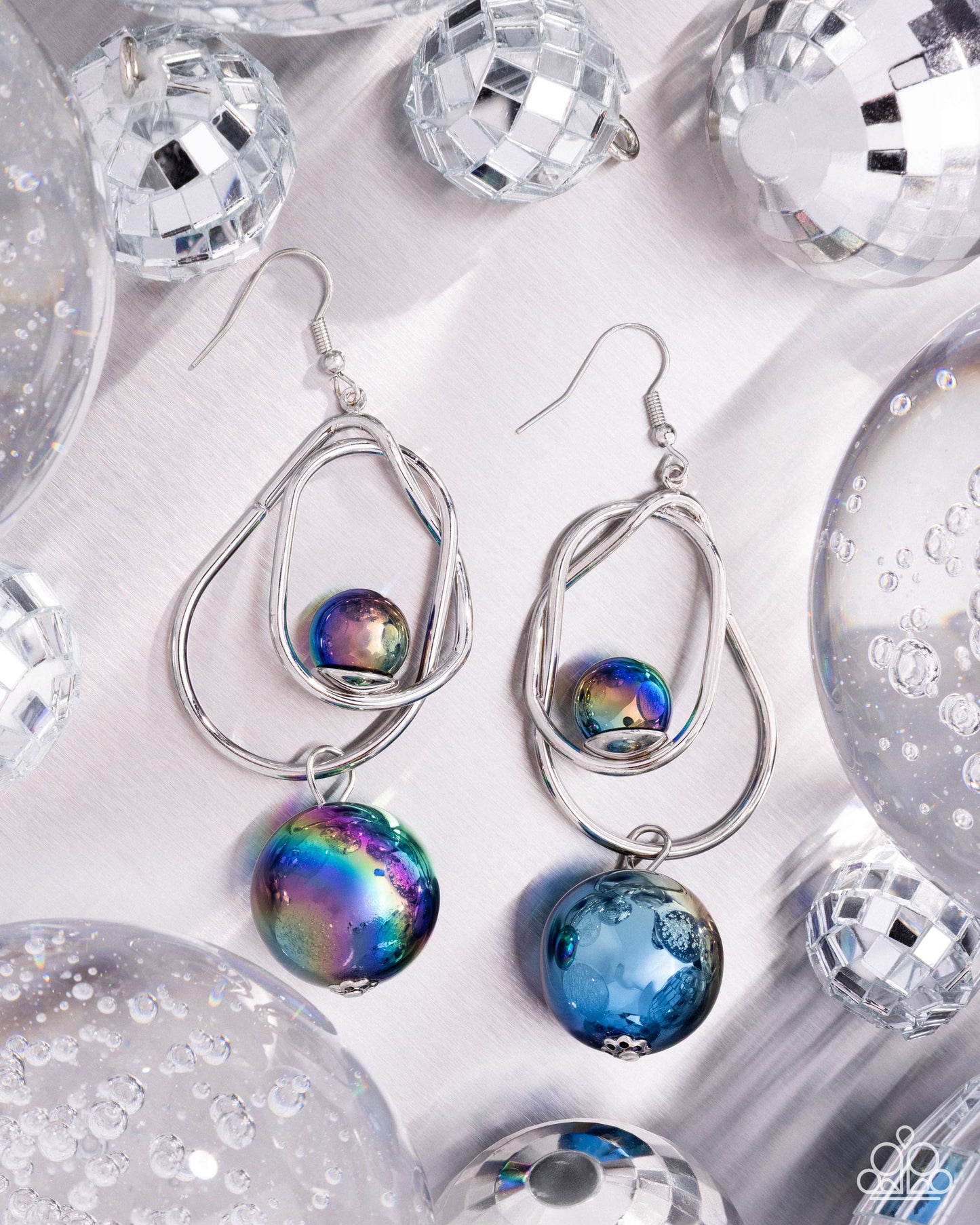 Royal Rotation - Multi Earring - Paparazzi - Dare2bdazzlin N Jewelry