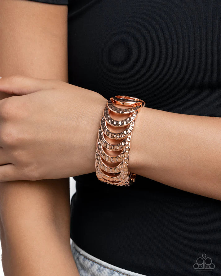 Hardware Haute Copper Bracelet - Paparazzi - Dare2bdazzlin N Jewelry