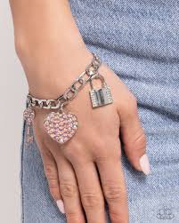 Fortified Fashion Pink Bracelet - Paparazzi - Dare2bdazzlin N Jewelry