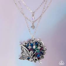 Fabled Fairy Multi Necklace - Paparazzi - Dare2bdazzlin N Jewelry