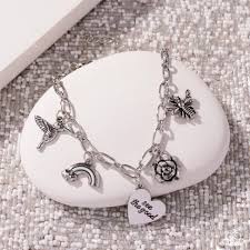Positive Outlook Silver Bracelet - Paparazzi - Dare2bdazzlin N Jewelry