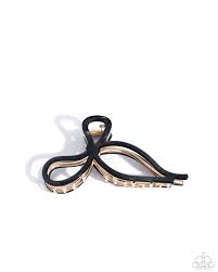 Coquette Clip Black Claw Clip - Paparazzi - Dare2bdazzlin N Jewelry