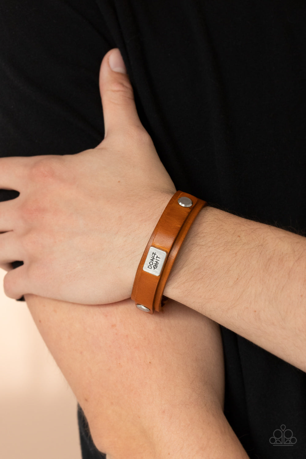 Dont Quit Now - Brown Bracelet - Paparazzi - Dare2bdazzlin N Jewelry