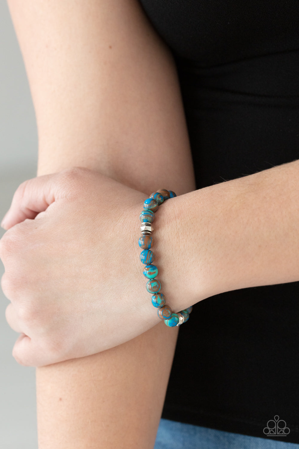 Awakened - Blue Urban Bracelet - Paparazzi - Dare2bdazzlin N Jewelry