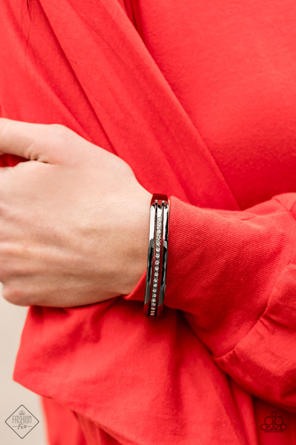 A Point Of Pride - Black Bracelet - Paparazzi - Dare2bdazzlin N Jewelry