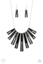Load image into Gallery viewer, FAN-tastically Deco - Black Necklace - Paparazzi - Dare2bdazzlin N Jewelry
