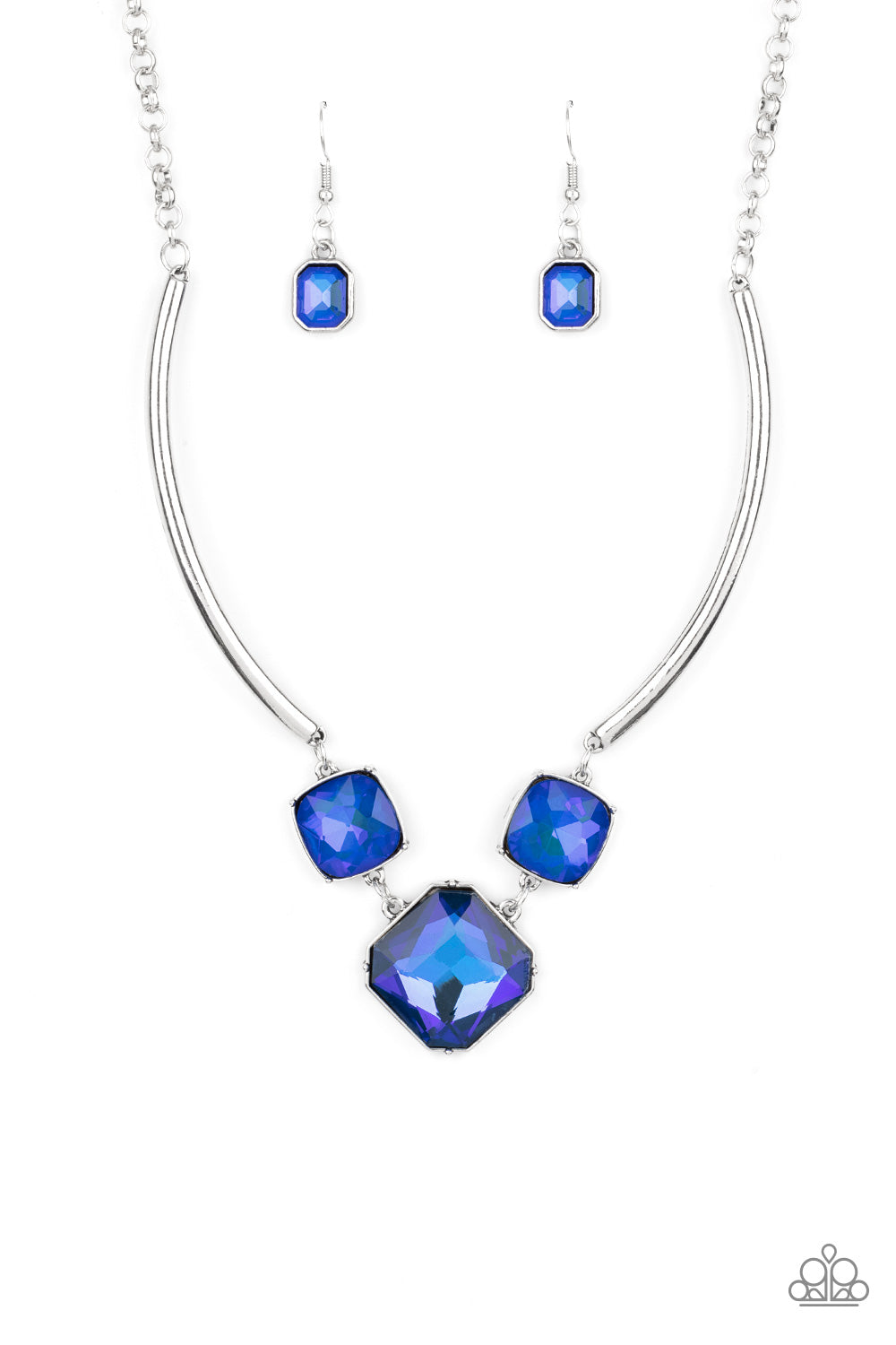 Divine IRIDESCENCE - Blue Necklace - Paparazzi - Dare2bdazzlin N Jewelry