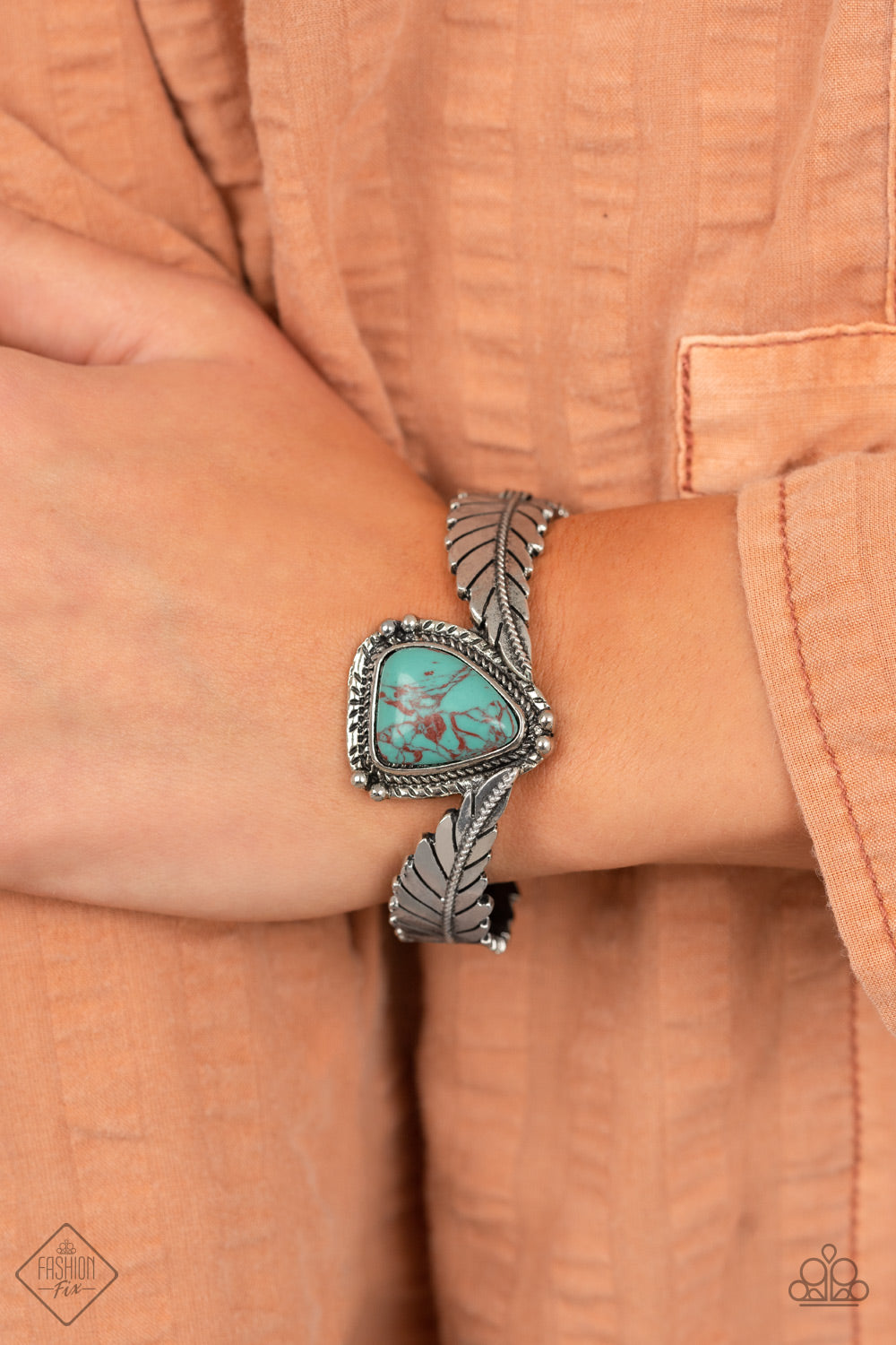 Desert Roost - Blue Bracelet - Paparazzi - Dare2bdazzlin N Jewelry