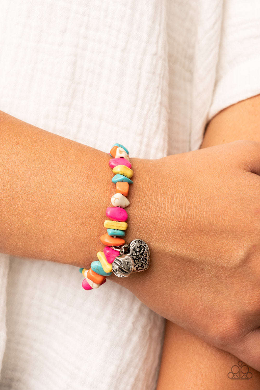 Love You to Pieces - Multi Bracelet - Paparazzi - Dare2bdazzlin N Jewelry
