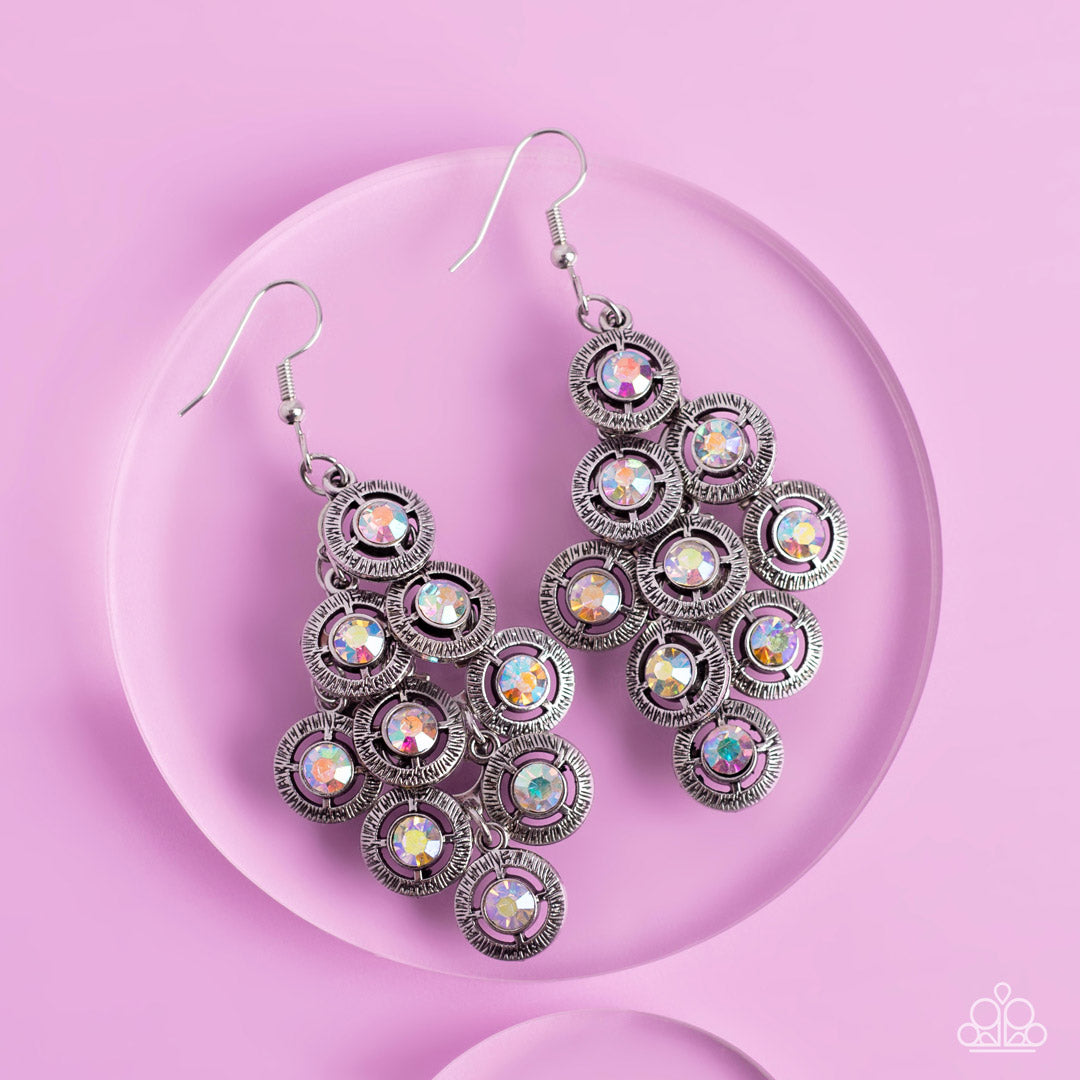 Constellation Cruise - Multi Earring - Paparazzi - Dare2bdazzlin N Jewelry