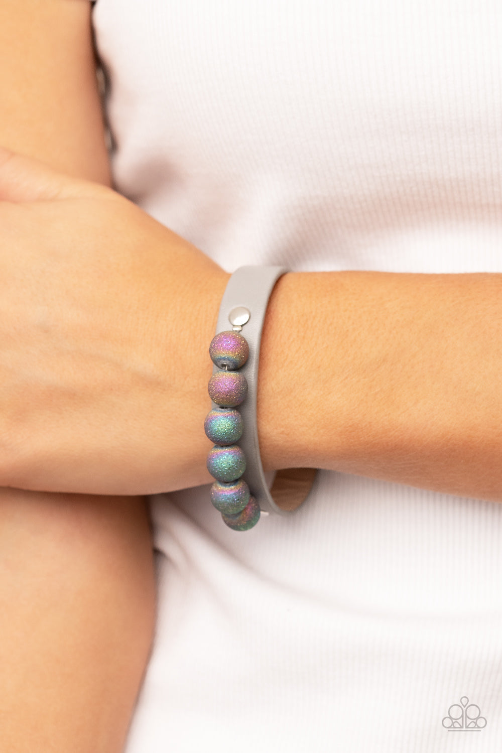 Saturn Safari - Silver Urban Bracelet - Paparazzi - Dare2bdazzlin N Jewelry