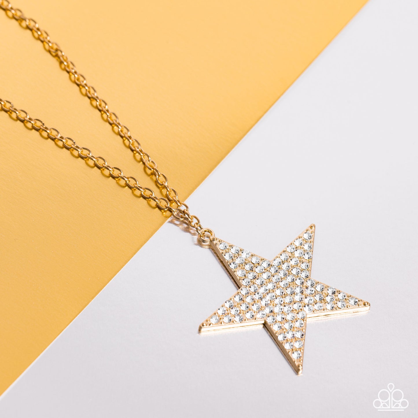 Rock Star Sparkle - Gold Necklace - Paparazzi - Dare2bdazzlin N Jewelry