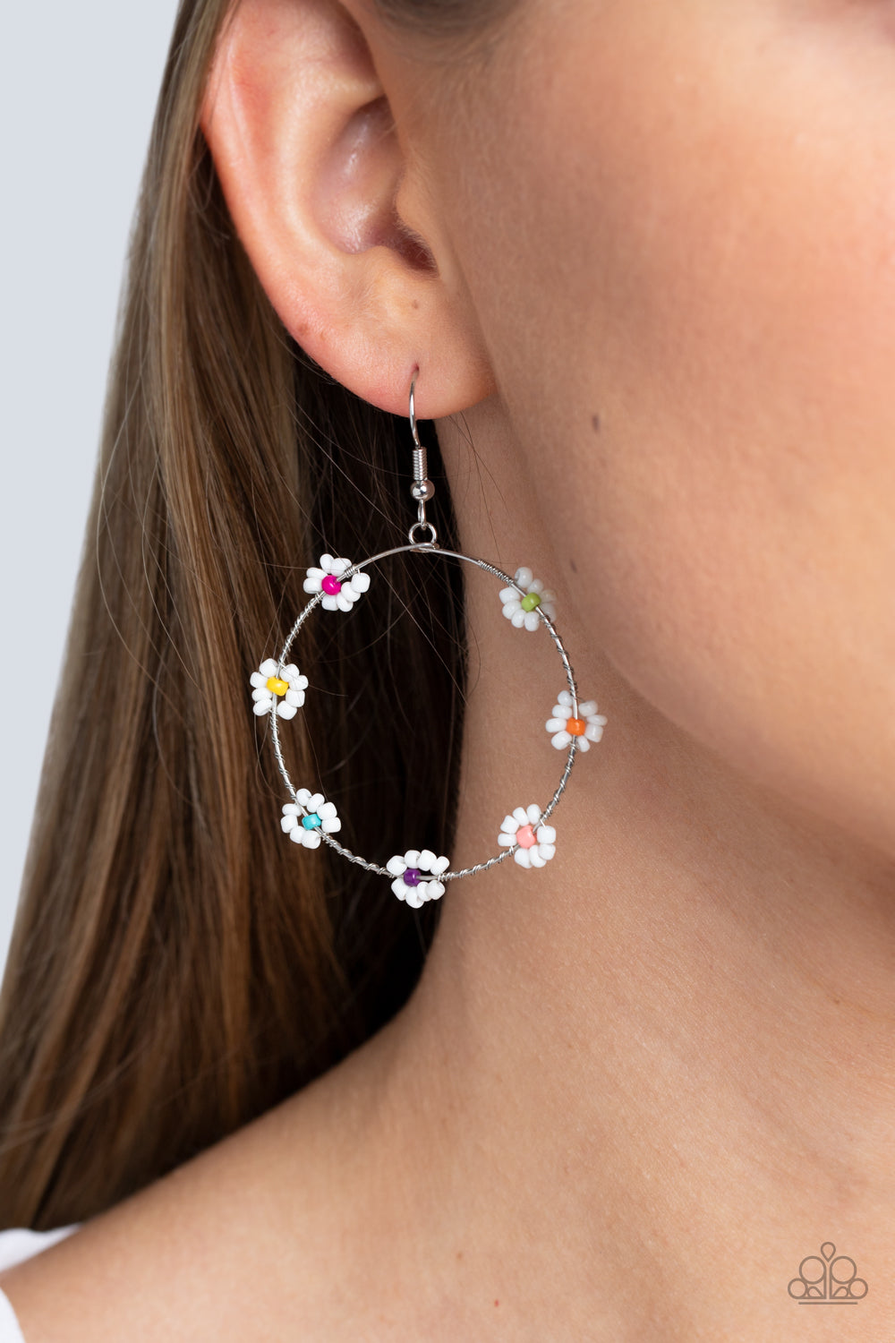 Dainty Daisies - Multi Earring - Paparazzi - Dare2bdazzlin N Jewelry