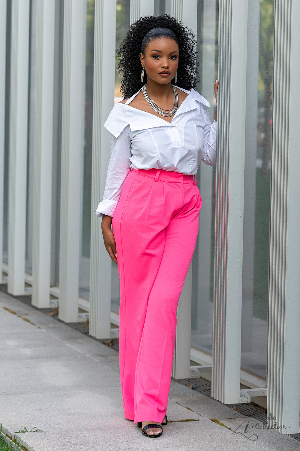 Tenacious - White - 2023 Zi Collection Necklace - Dare2bdazzlin N Jewelry