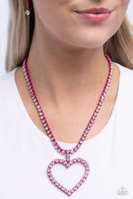 Load image into Gallery viewer, Flirting Fancy - Pink Necklace - Paparazzi - Dare2bdazzlin N Jewelry
