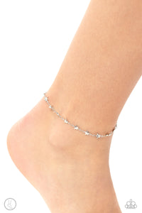 Starry Swing Dance - Silver Anklet - Paparazzi - Dare2bdazzlin N Jewelry