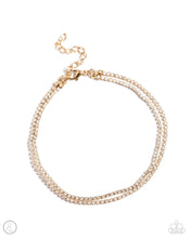 Load image into Gallery viewer, Dainty Declaration - Gold Anklet - Paparazzi - Dare2bdazzlin N Jewelry
