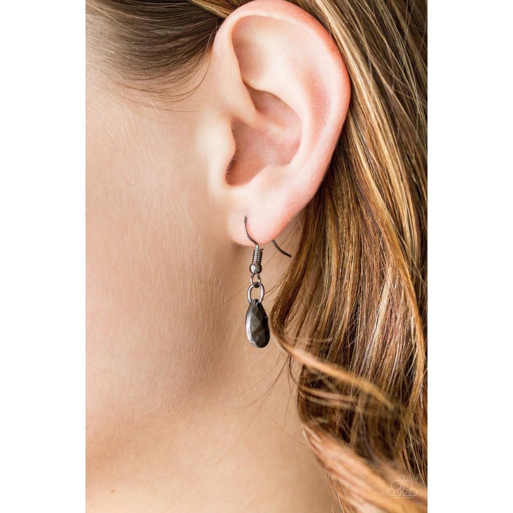 Bravo Bravado Black Necklace - Paparazzi - Dare2bdazzlin N Jewelry