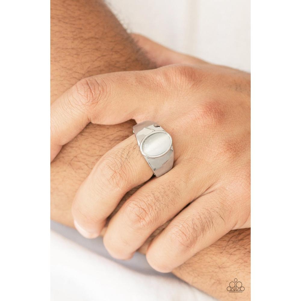 Cool Down - White Ring - Paparazzi - Dare2bdazzlin N Jewelry