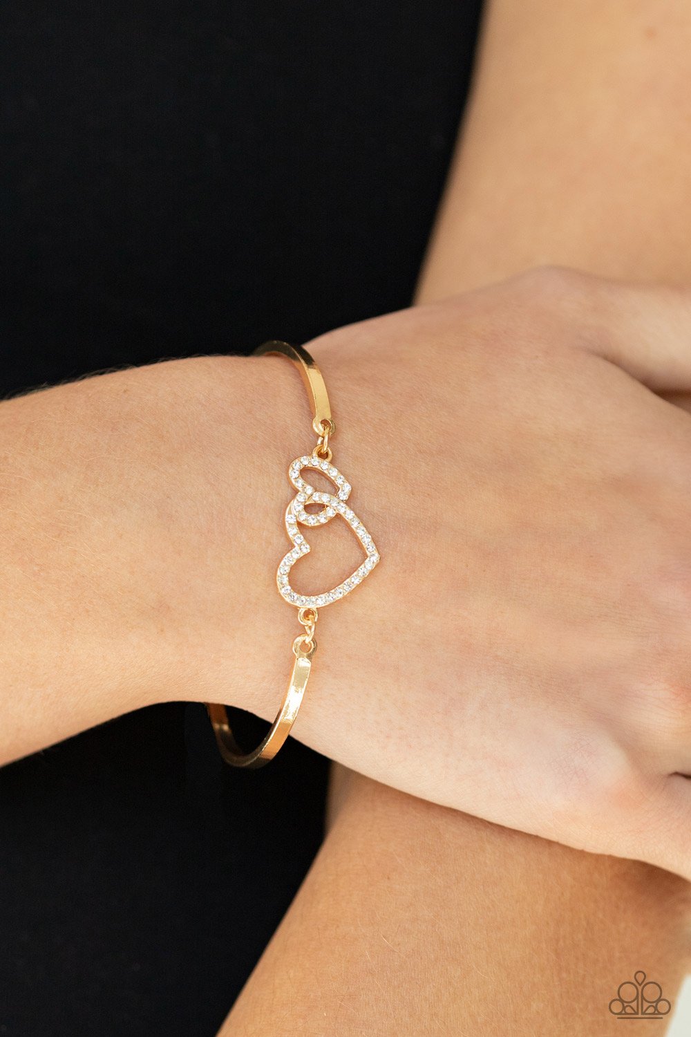 Cupid is Calling - Gold Bracelet - Paparazzi - Dare2bdazzlin N Jewelry
