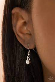 The Queen Demands It Silver Necklace - Paparazzi - Dare2bdazzlin N Jewelry