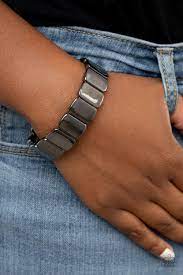 Retro Effect - Black Bracelet - Paparazzi - Dare2bdazzlin N Jewelry