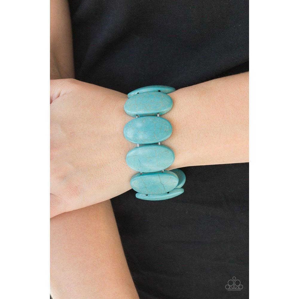 Dramatically Nomadic - Blue Bracelet - Paparazzi - Dare2bdazzlin N Jewelry