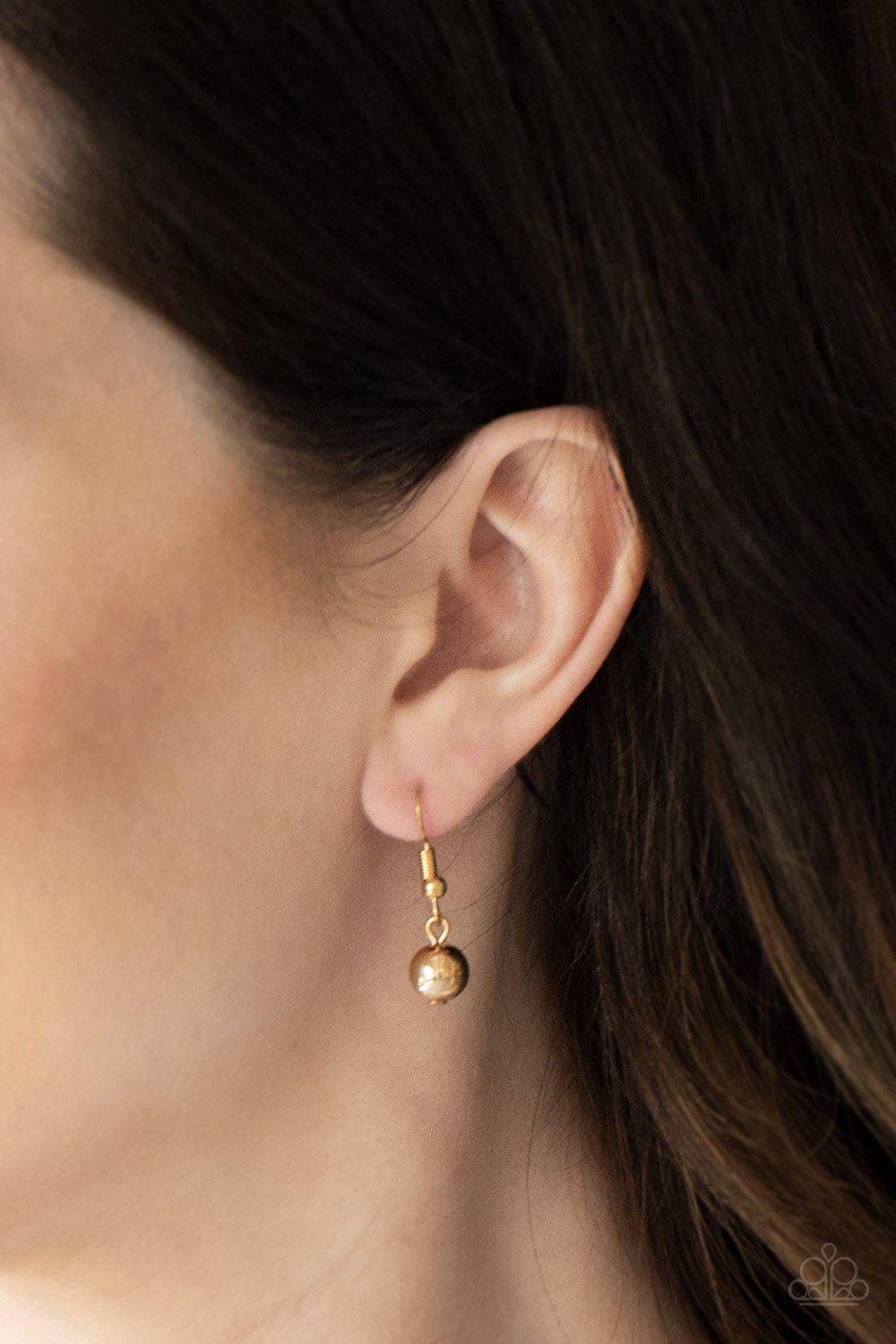 Ever Rebellious Gold Necklace - Paparazzi - Dare2bdazzlin N Jewelry