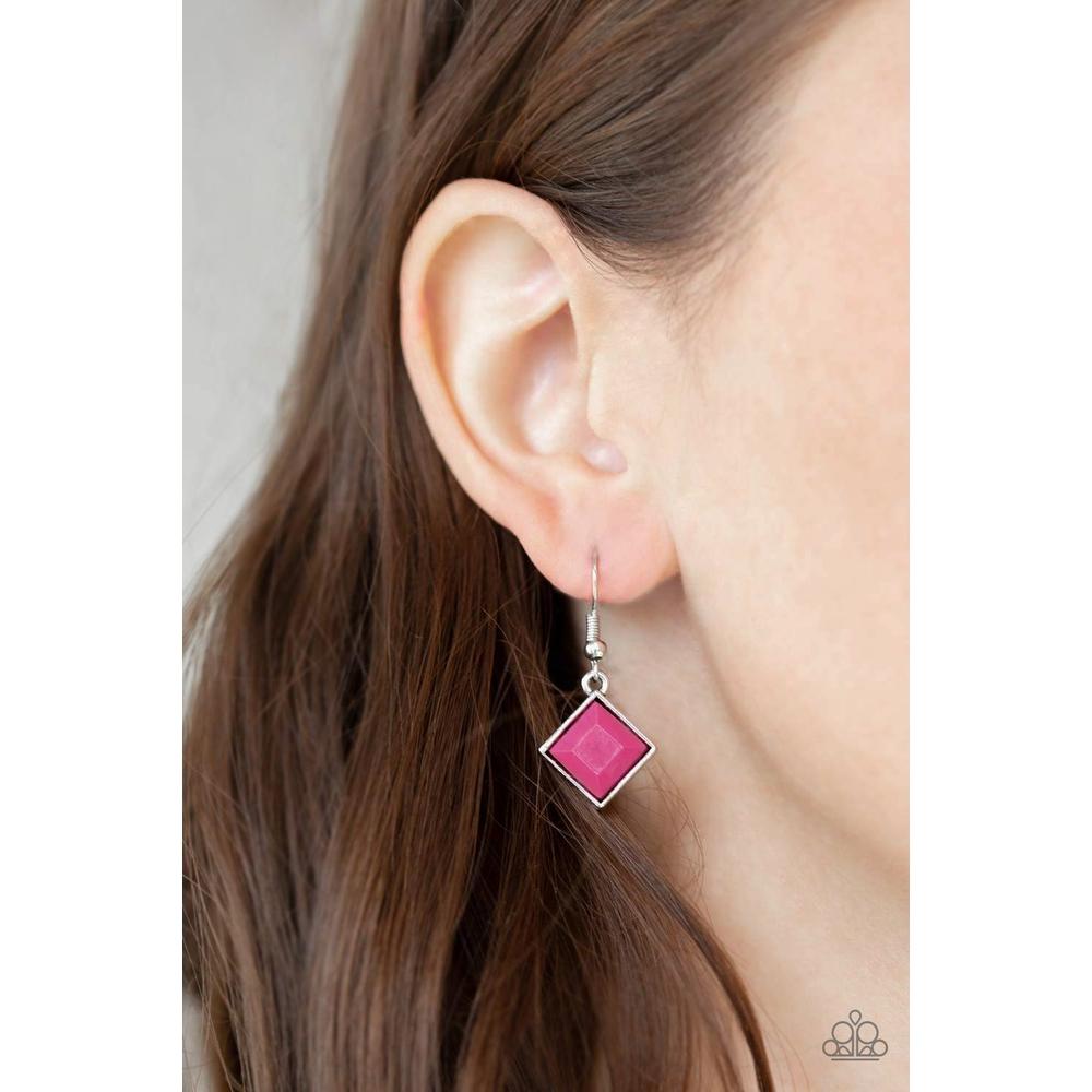 Feeling Inde-PENDANT - Pink Necklace - Paparazzi - Dare2bdazzlin N Jewelry
