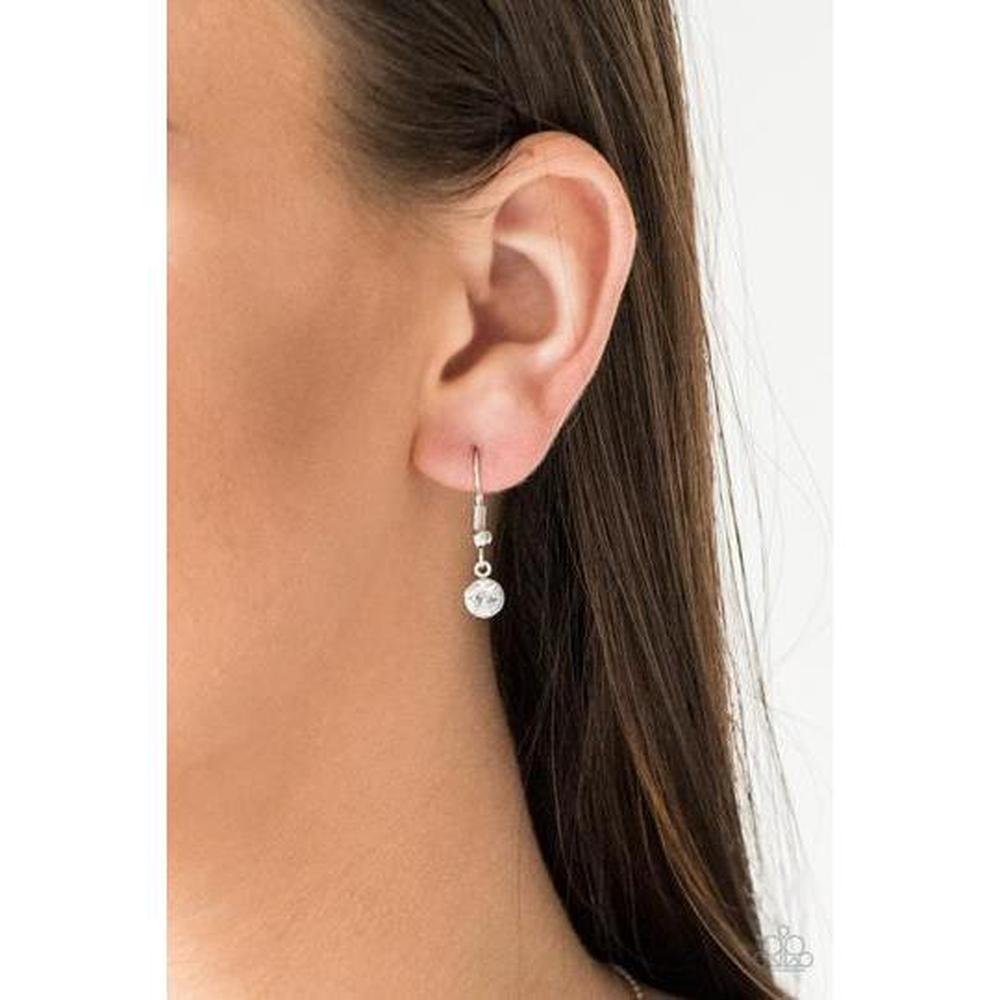 Fierce Flirt White Necklace - Paparazzi - Dare2bdazzlin N Jewelry