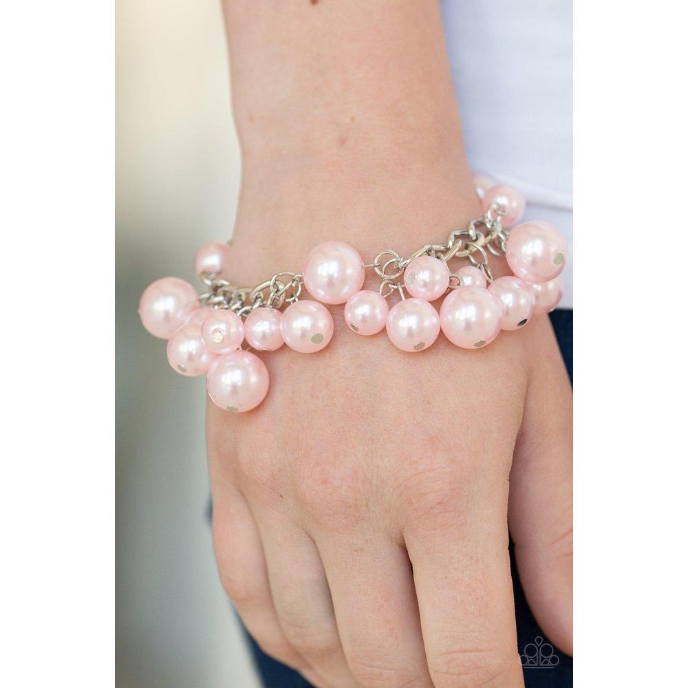 Girls in Pearls Pink Bracelet - Paparazzi - Dare2bdazzlin N Jewelry