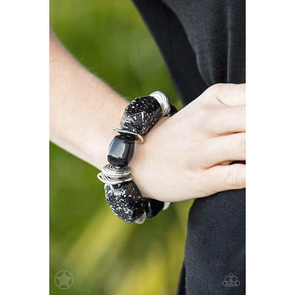 Glaze of Glory - Black Bracelet - Paparazzi - Dare2bdazzlin N Jewelry