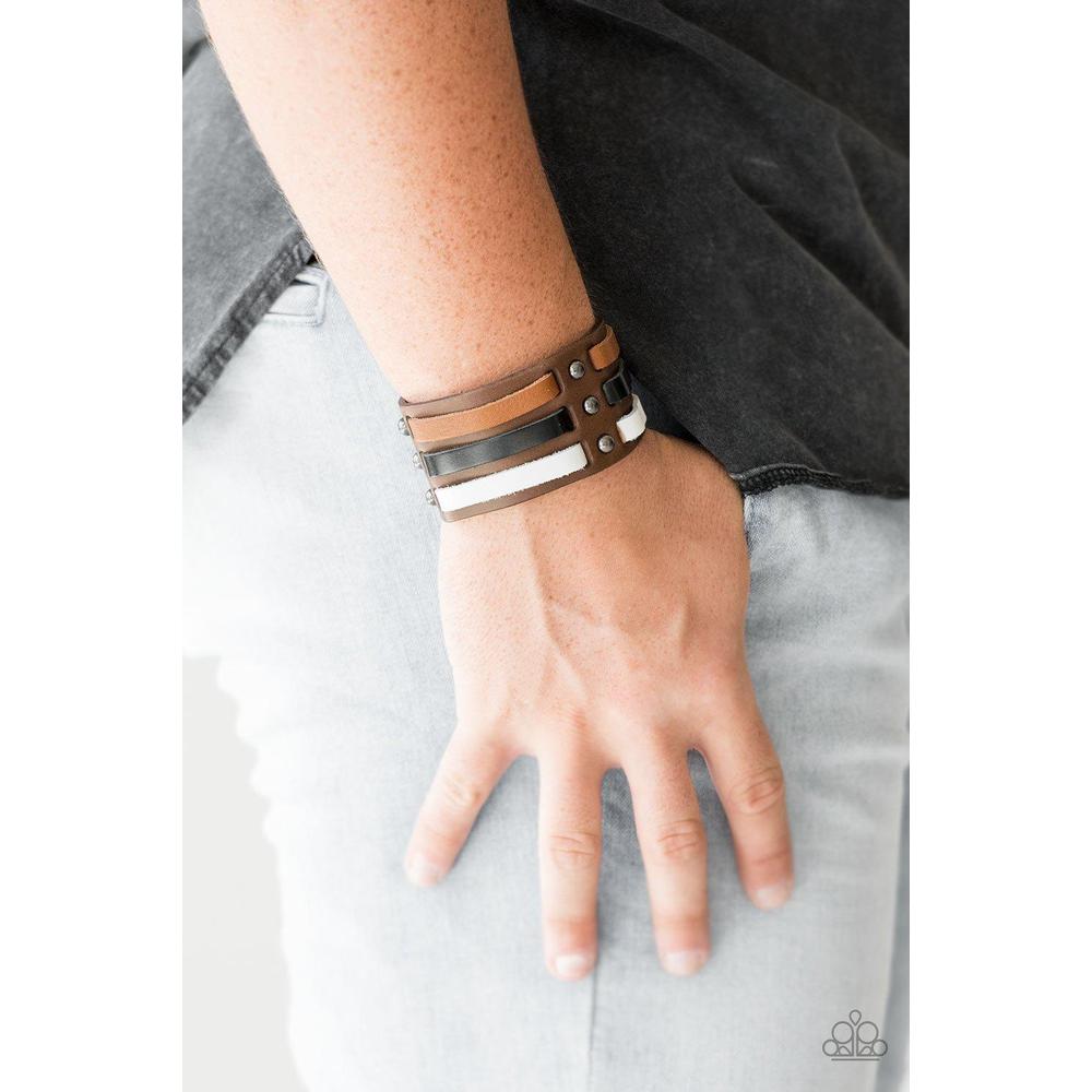 Grizzly Ground - Brown Urban Bracelet - Paparazzi - Dare2bdazzlin N Jewelry