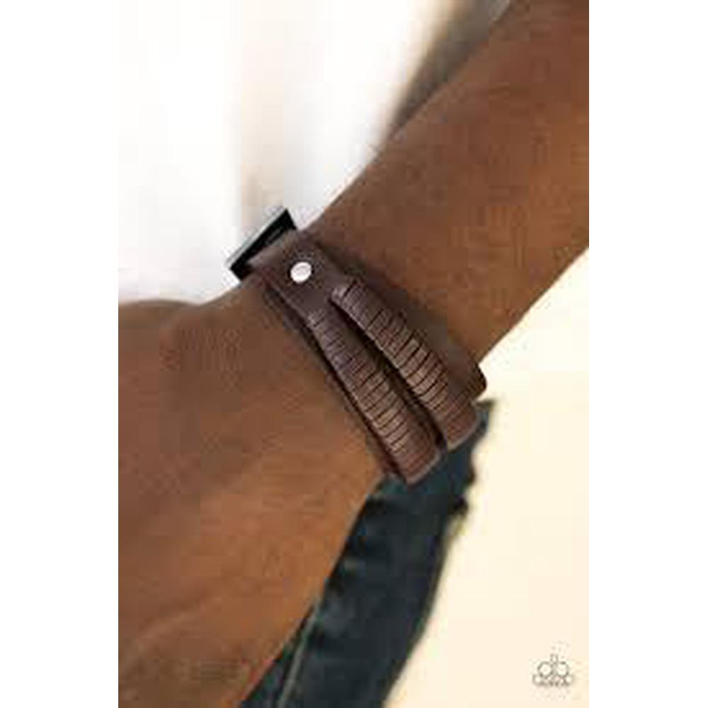 Highland Hiker - Brown Bracelet - Paparazzi - Dare2bdazzlin N Jewelry