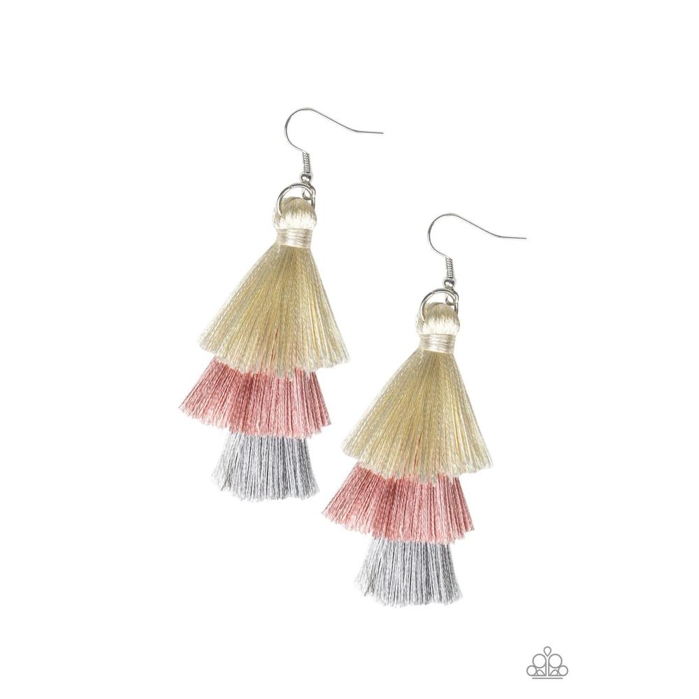 Hold on to Your Tassel Earrings - Paparazzi - Dare2bdazzlin N Jewelry