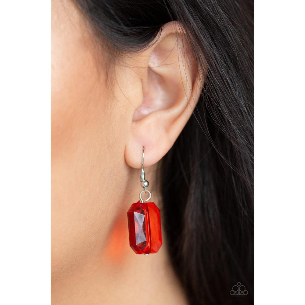 ICE Versa Red Necklace - Paparazzi - Dare2bdazzlin N Jewelry