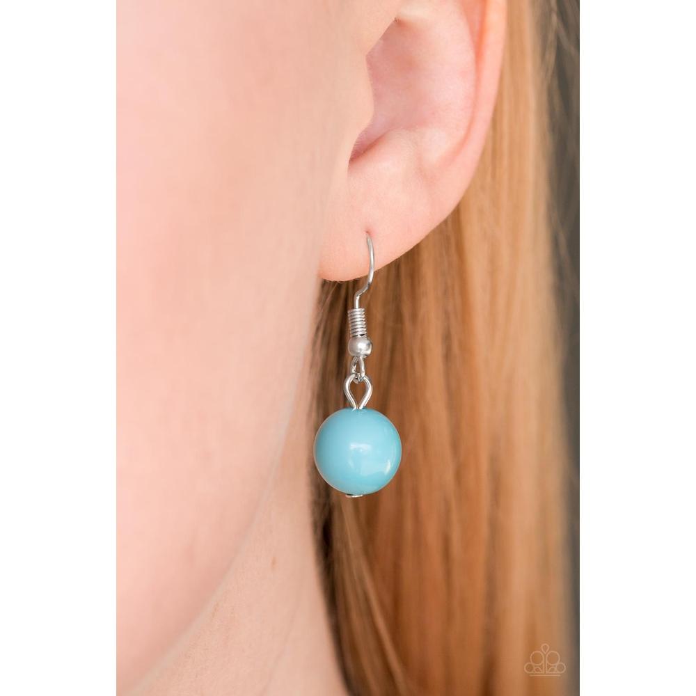 Keep A GLOW Profile - Blue Necklace - Paparazzi - Dare2bdazzlin N Jewelry